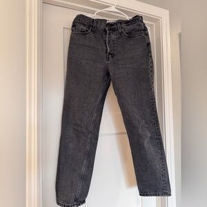 Everlane Charcoal Denim Pants
